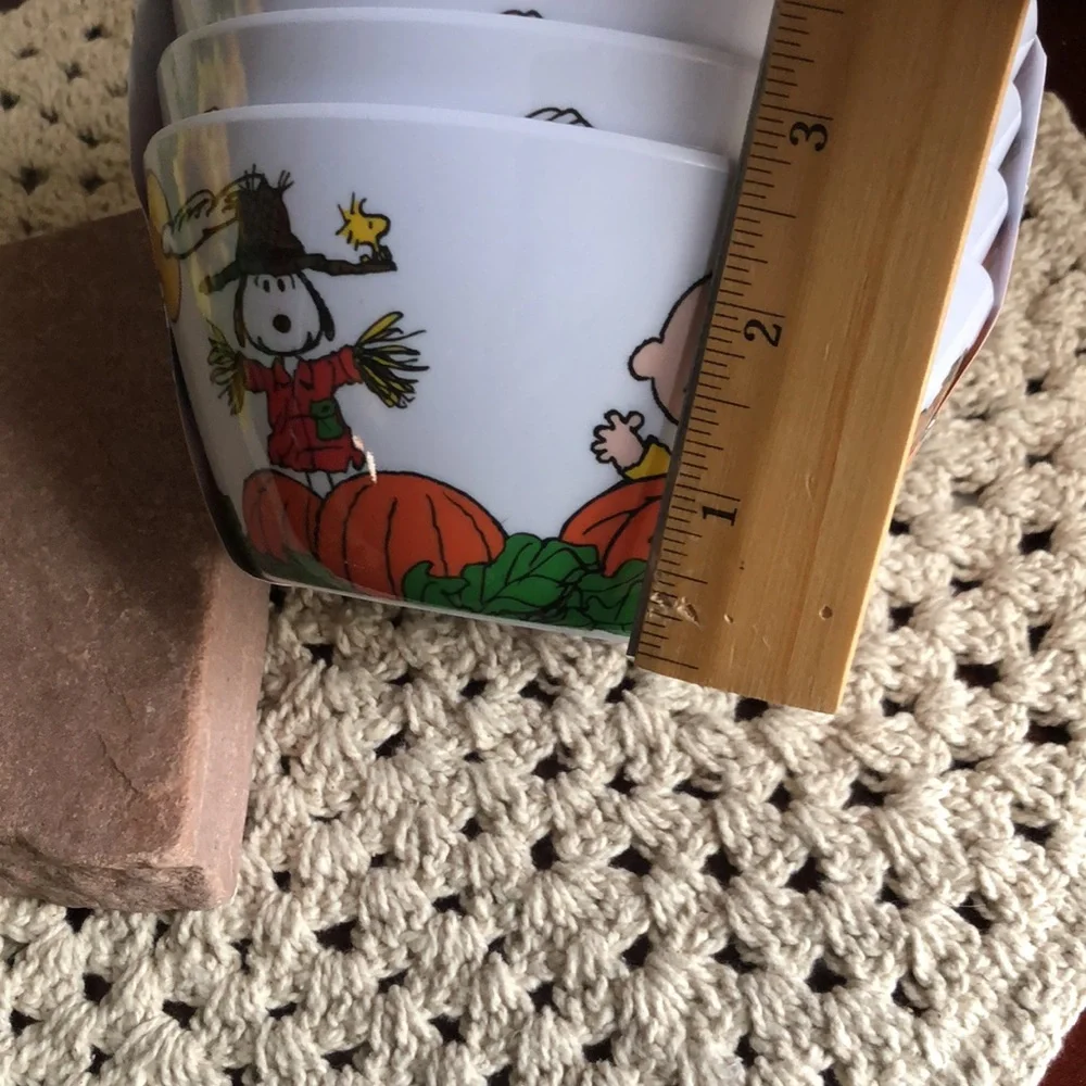 Peanuts HALLOWEEN Melamine Snack Bowls
